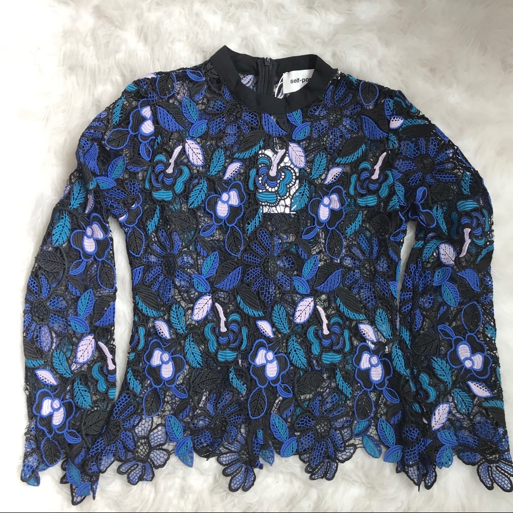 Self Portrait lace top